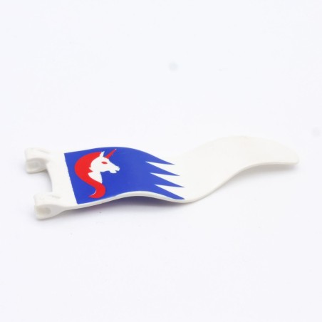 Playmobil 7711 Drapeau Blanc et Bleu Licorne