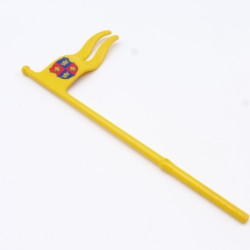 Playmobil 7729 Standard flag Yellow Blue and Red