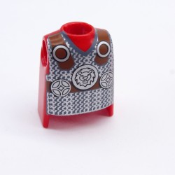 Playmobil 20777 Buste Rouge Romain Lion Argent