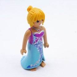 Playmobil 32905 Modern Woman Princess Blue Dress Sexy Barefoot