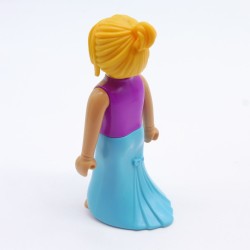 Playmobil Femme Moderne Princesse Robe Bleue Sexy Pieds Nus