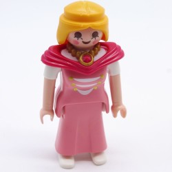 Playmobil 32911 Femme Princesse Rose et Blanc Col Rose Chaussures Blanches