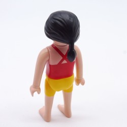 Playmobil Woman Modern Underwear Red and Yellow