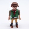 Playmobil 32935 Man Cowboy Green and Brown Red Collar