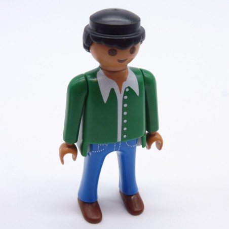 Playmobil 32941 Homme Chemise Verte Pantalon Bleu