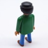 Playmobil Man Green Shirt Blue Pants