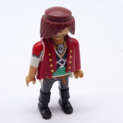 Playmobil 32942 Pirate Man Red Vest Black Boots
