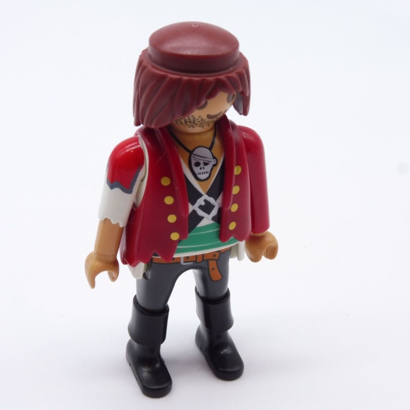 Playmobil 32942 Homme Pirate Gilet Rouge Bottes Noires