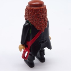 Playmobil Homme Pirate Manteau Noir Ceinture Bandoulière Rouge