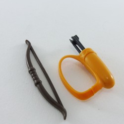 Playmobil 8534 Playmobil Brown Bow with Orange Quiver and Black Arrows