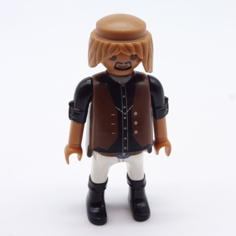 Playmobil 32970 Homme Marron et Blanc Bottes Noires Gros Ventre