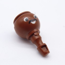 Playmobil 33053 African Man Head Small Black Mustache