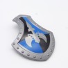 Playmobil 17434 Big Shield Silver Black Blue Ax