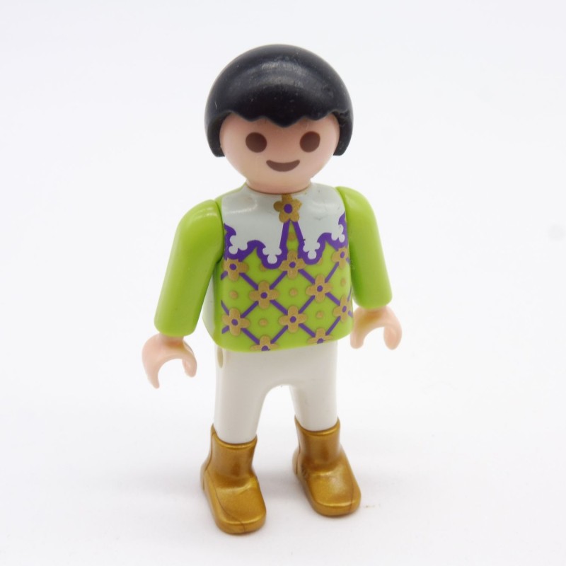 Playmobil Enfant Garçon Vert Blanc Prince 4258