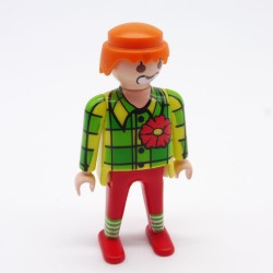 Playmobil 2406 Homme Clown Rouge Vert Jaune Visage Clown