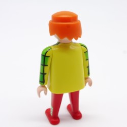 Playmobil Clown Man Red Green Yellow Clown Face