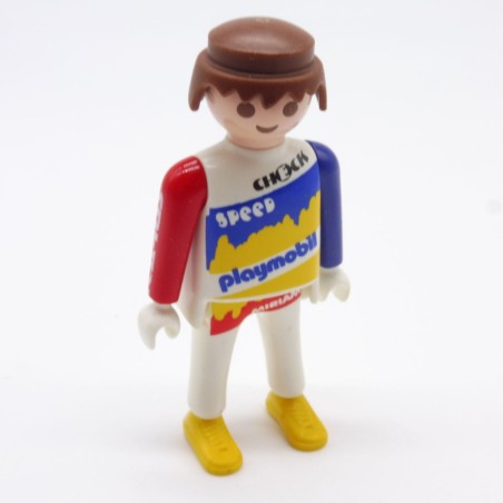 Playmobil 15434 Man White Blue Red SPEED CHECK