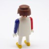 Playmobil Man White Blue Red SPEED CHECK