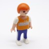 Playmobil 33127 Enfant Garçon Orange Blanc et Bleu ACTIV 4325