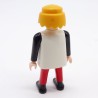 Playmobil Homme Rouge Blanc et Noir PM TURBO