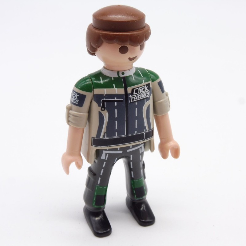 Playmobil 33264 Homme Gris et Vert CLICK RIDERS