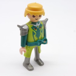 Playmobil 33272 Homme Chevalier Dragon Vert Ceinture Verte Tête un peu jaunie