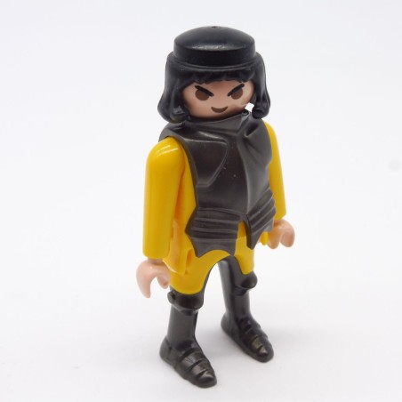 Playmobil 33276 Homme Chevalier Jaune Armure Gris Foncé