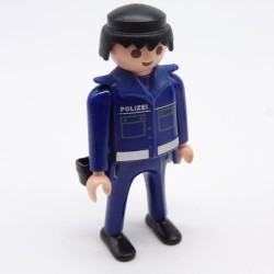 Playmobil 33298 Homme Policier Bleu avec Col POLIZEI