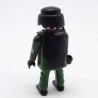 Playmobil Homme Policier Vert avec Gilet Pareballes