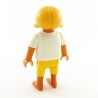 Playmobil Hispanic child Girl Yellow Blue Fish 3645