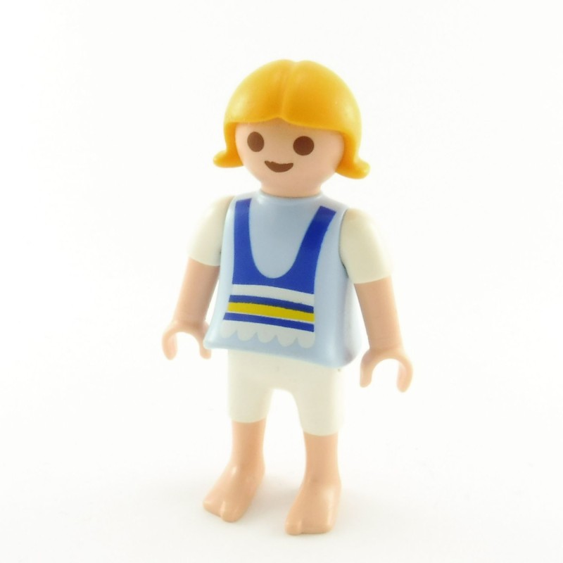 Playmobil 21916 Playmobil Child Girl White and Blue Barefeet 4132 5634