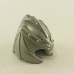 Playmobil 15977 Playmobil Medieval Dragon Knight Helmet Middle Ages Gray