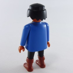 Playmobil Hispanic Pirate Man Black and Blue Brown Boots