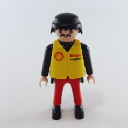 Playmobil 26259 Playmobil Red and Black Man with Yellow Shell Vest