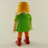 Playmobil Femme Moderne Vert avec Salopette Orange