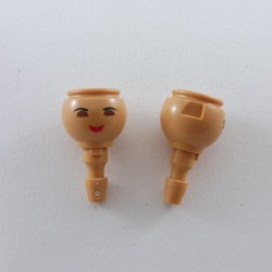 Playmobil 27002 Playmobil Lot of 2 Beige Women's Heads