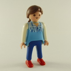 Playmobil 22848 Playmobil Modern Woman White and Blue with Red Shoes
