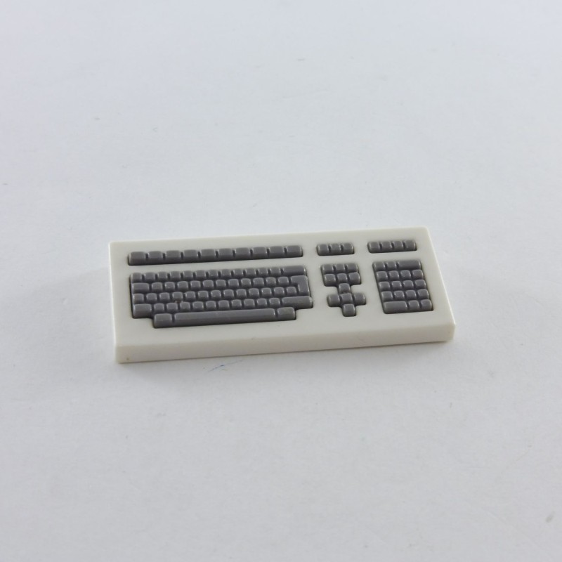 Playmobil 20514 Playmobil Clavier Ordinateur Blanc