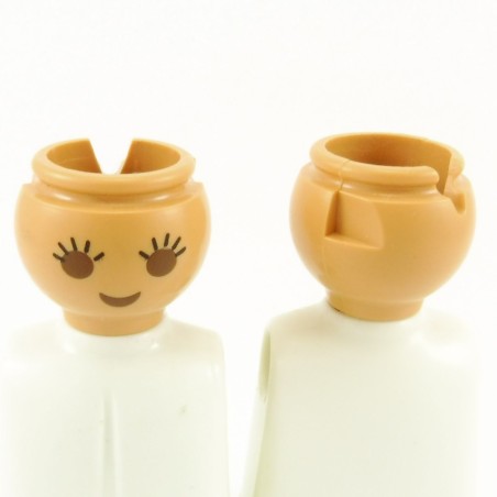 Playmobil 22167 Playmobil Lot of 2 Women's Heads Beige