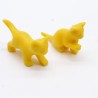 Playmobil 33314 Lot de 2 Petits Chats Jaunes