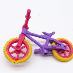 Playmobil 33437 Purple Children's Bike 1 damaged tire