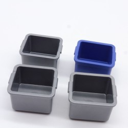 Playmobil 33439 Set of 4 stackable Blue and Gray Baking Cups