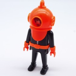Playmobil 1496 Man Scuba Diver Orange