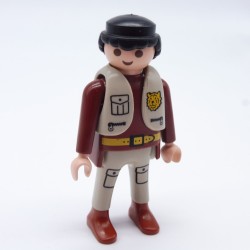 Playmobil 8859 Mens Brown and Gray Waistcoat Gray Zoo