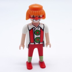 Playmobil 4016 Homme Clown Rouge Vert et Blanc