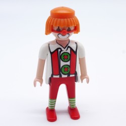 Playmobil 4016 Red Green and White Clown Man
