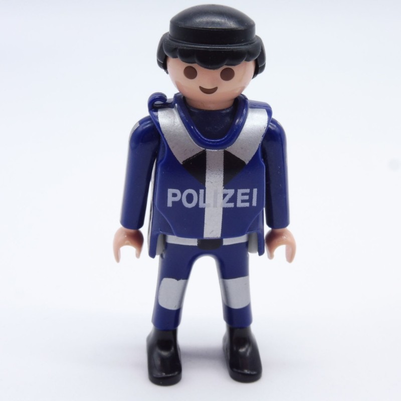 Playmobil 2424 Homme Policier Bleu Gilet Pareballe