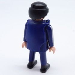 Playmobil Homme Policier Bleu Gilet Pareballe