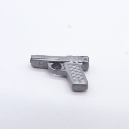Playmobil 33446 Pistolet Revolver Moderne Gris Clair