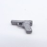Playmobil 33446 Pistolet Revolver Moderne Gris Clair